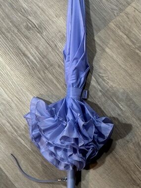 Lilac Ruffled Dress Umbrella Parasol
